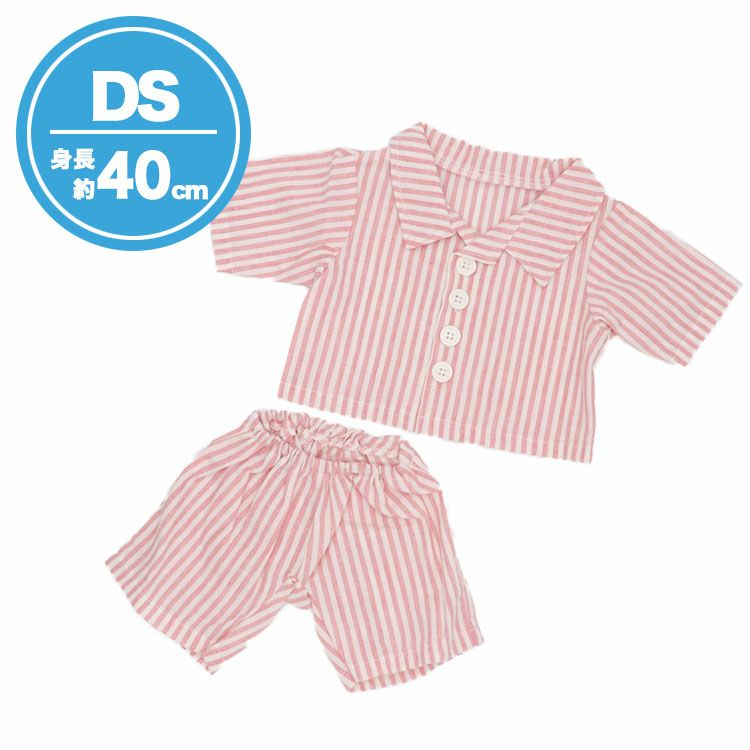DS ピンクストライプ柄パジャマ/DS(身長40cm)用 | テディベア DS ピンクストライプ柄パジャマ/DS(身長40cm)用 | テディベア