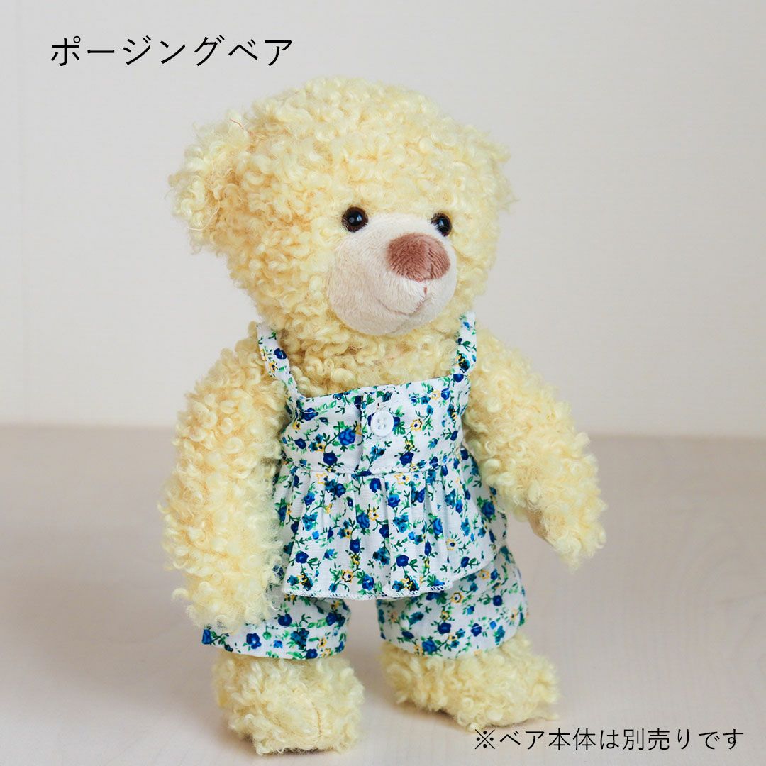 3WAY花柄サロペット3S/3S(身長22cm)用 | テディベアギフトの  