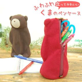 ソフティペンケースぬいぐるみペンケーススタンドペンケースペンケーススタンドぬいぐるみおもしろかわいいおしゃれ動物アニマルくま筆箱ペン立て文房具新学期新年度引っ越しお祝い入学入園入社卒業学生中学生高校生小学生