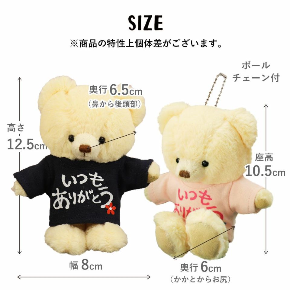 ありがとうベア飴３個入り【別オプション名入れ可】【12.5cm】テディベアキーホルダーぬいぐるみくまプチギフトギフトプレゼント感謝の気持ちありがとうかわいいお菓子卒業女性雑貨お菓子友達先生ホワイトデーお返し【送料無料】【smtb】