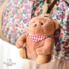 ふわふわ可愛いくまのパスケース！通学・通勤に便利