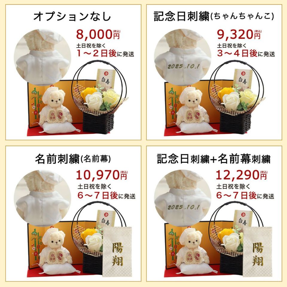 白寿のお祝いベアフレグランスソープフラワー