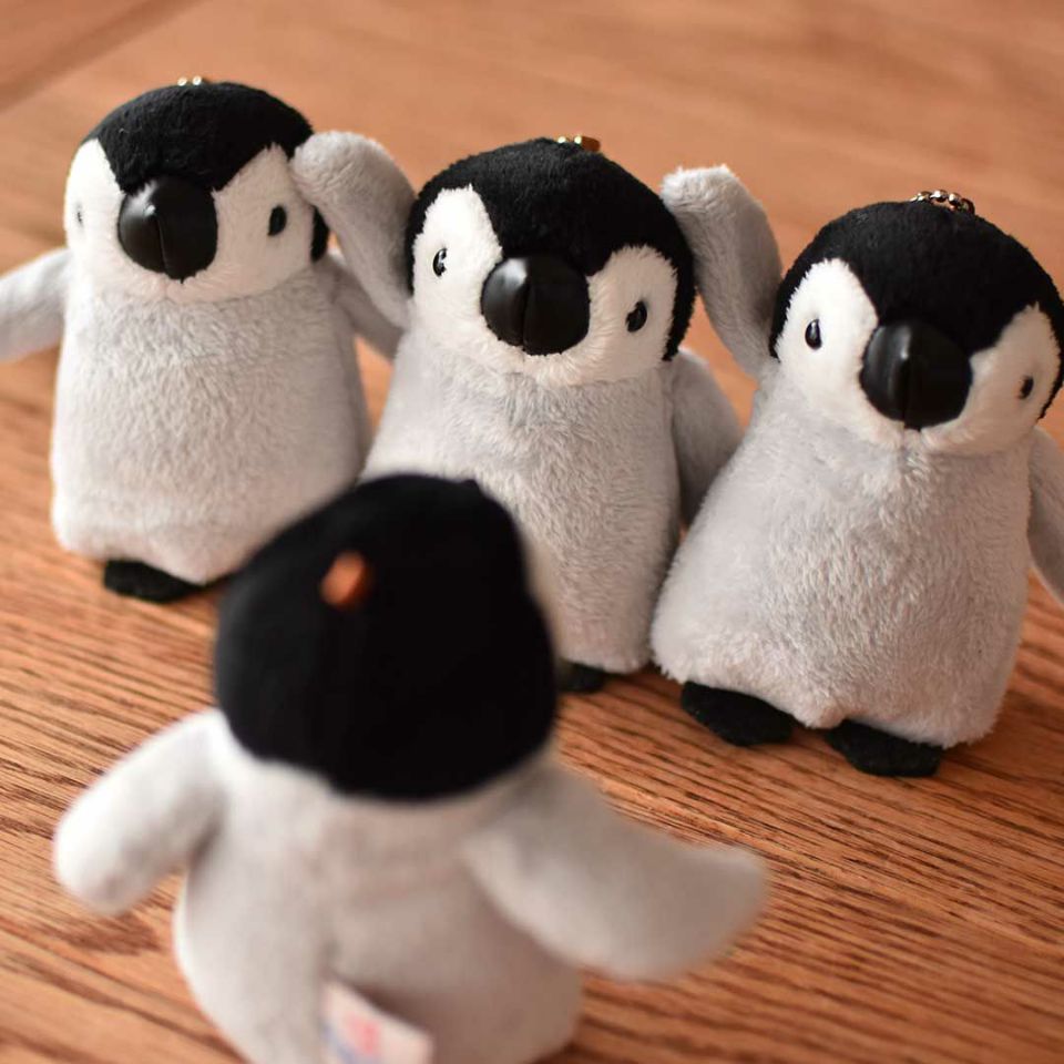 ペンギンぬいぐるみキーホルダー｜10cm プチギフトや誕生日