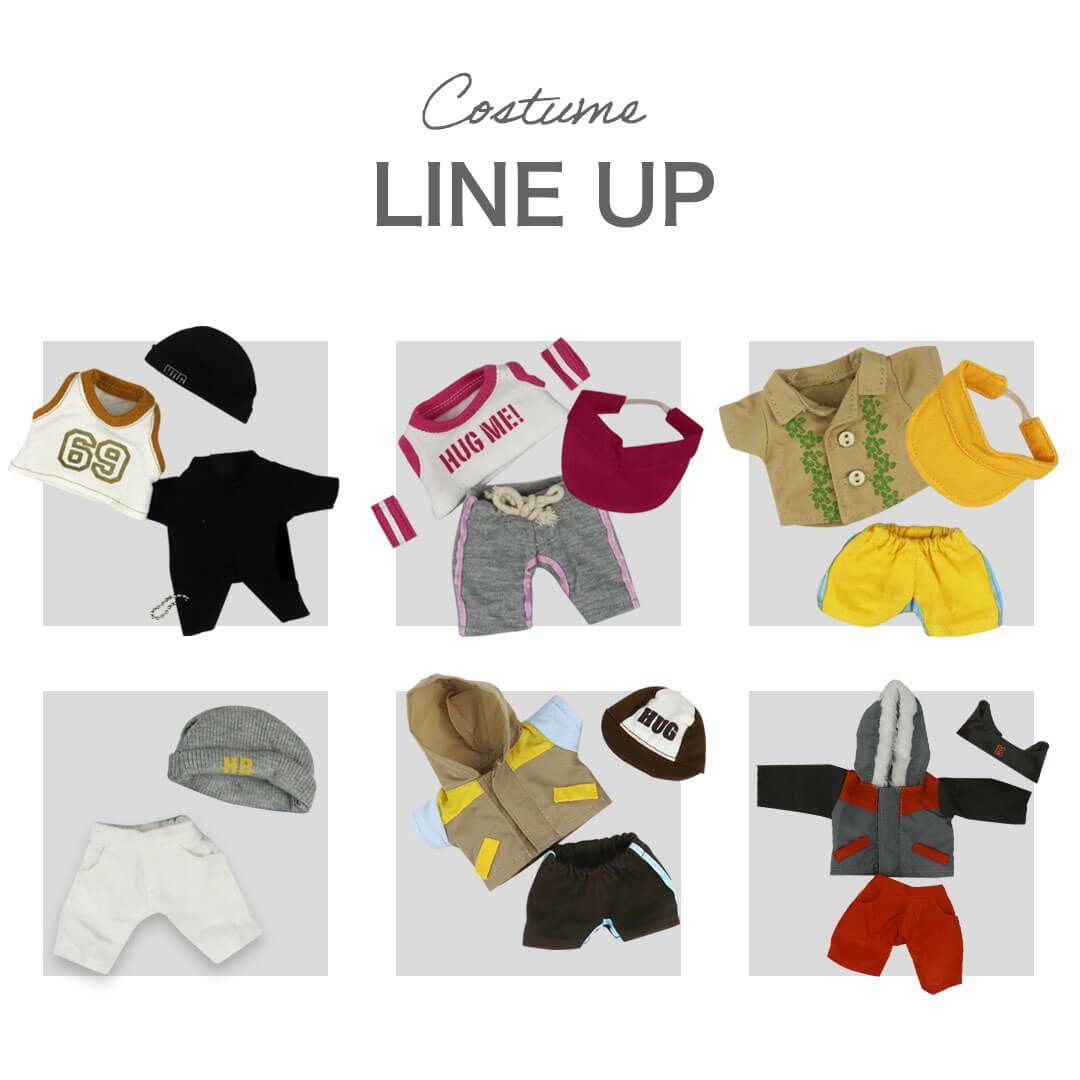 ハグベア365ウェアダウンコート【身長15cmハグベア用】洋服ぬいぐるみ用テディベアコスチューム服クマくまおきがえ着せ替え