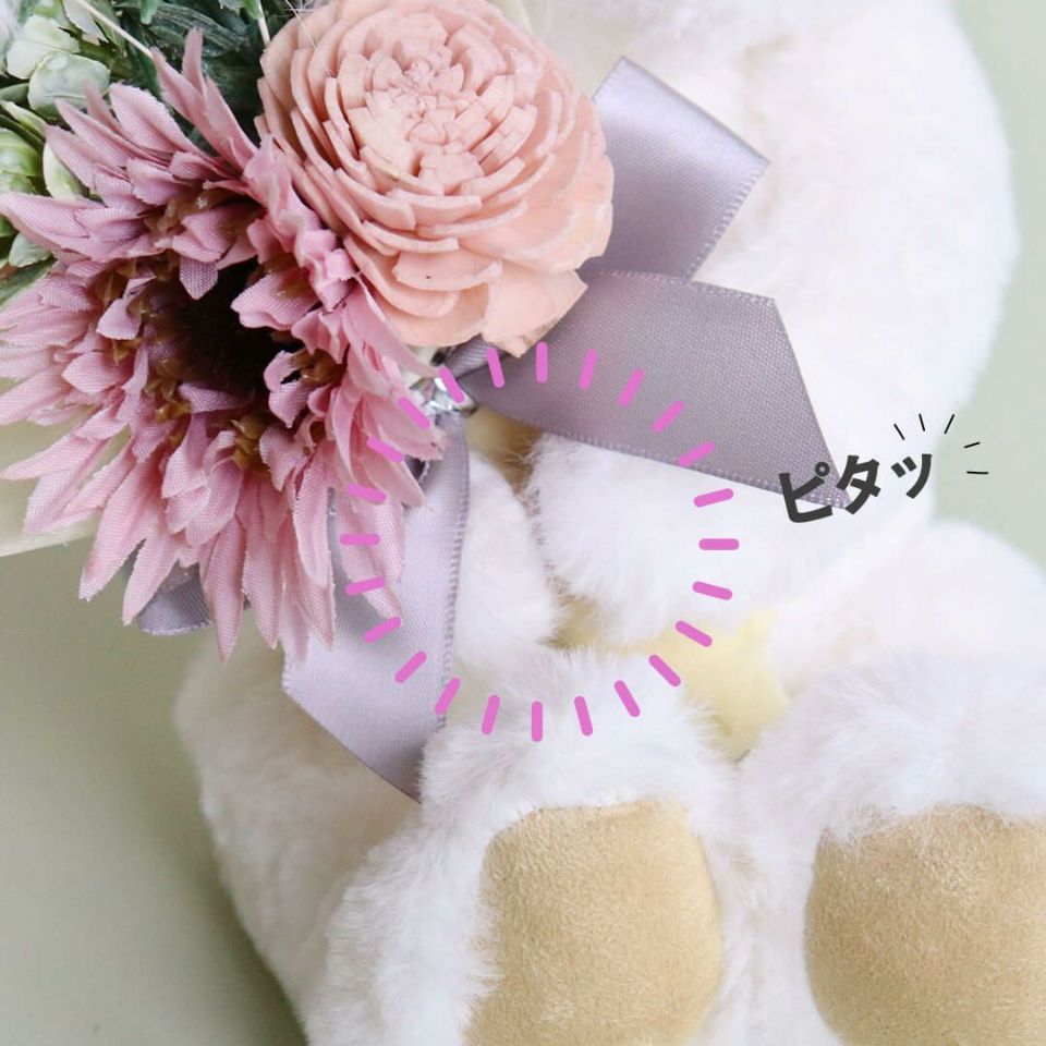 チャンキーフラワー ぬいぐるみ 花束 ギフト クリスマス ベビー