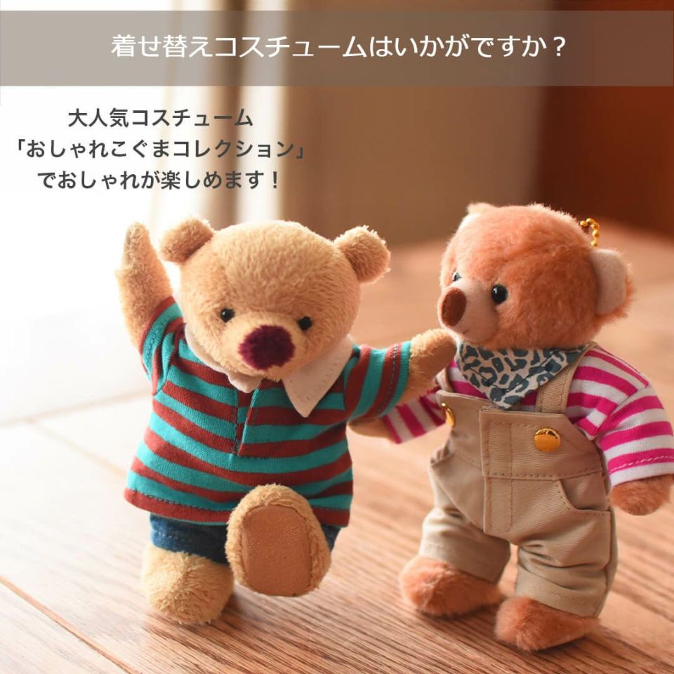 お座りテディ ＊ゴン太＊ チビチビベア付き